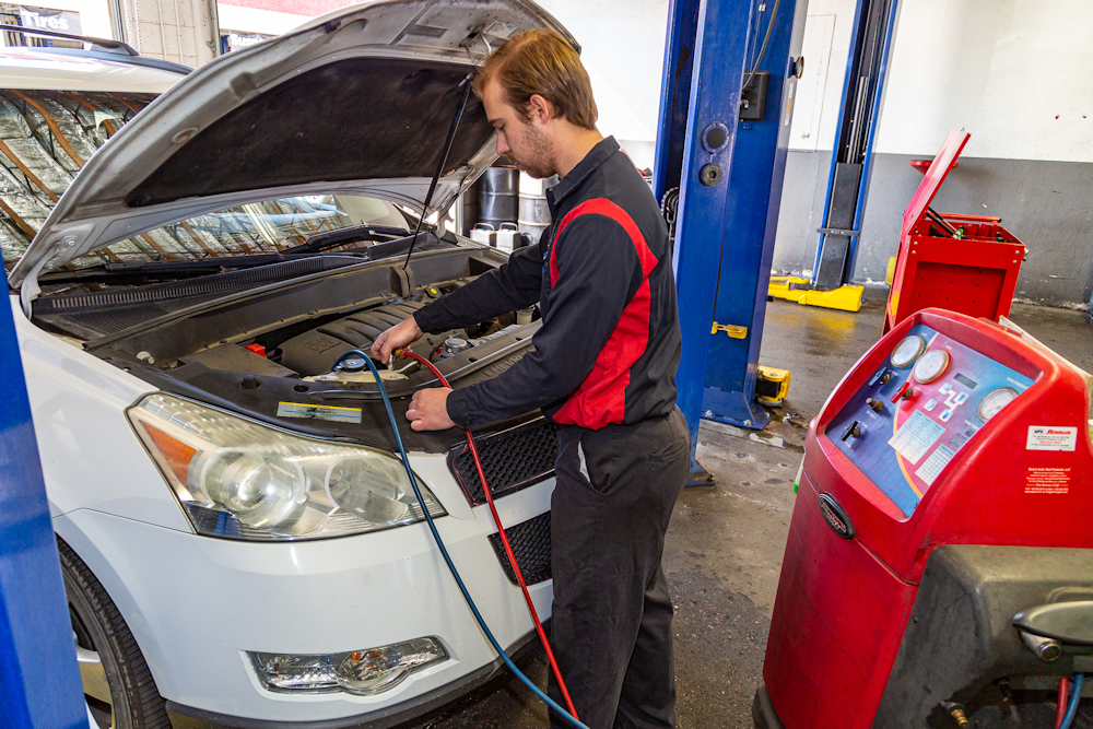 Air Conditioner Recharge - Auto Repair Shop